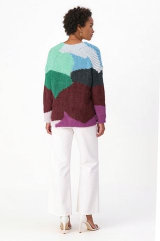Mohair en Alpacawollen Vest - Groen - Vince