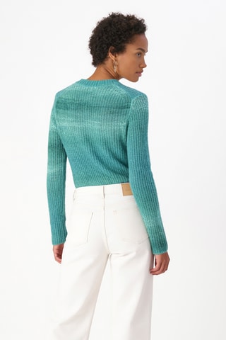 Pull en alpaga et laine - Vert