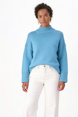 Pull en laine et cachemire - Ciel