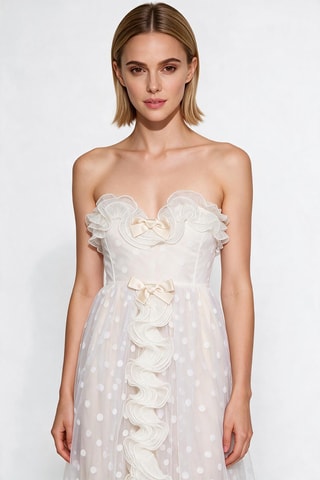 Robe bustier - Blanc
