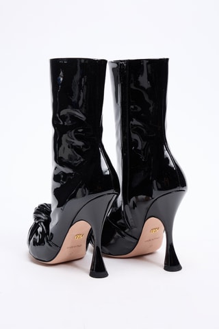 Bottines en cuir de veau - Noir