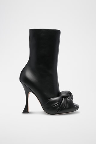 Bottines en cuir de mouton - Noir