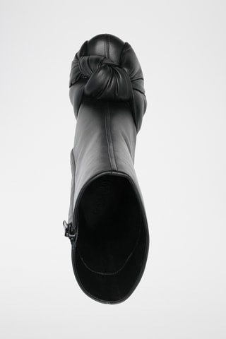 Bottines en cuir de mouton - Noir