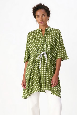 Robe chemise - Vert