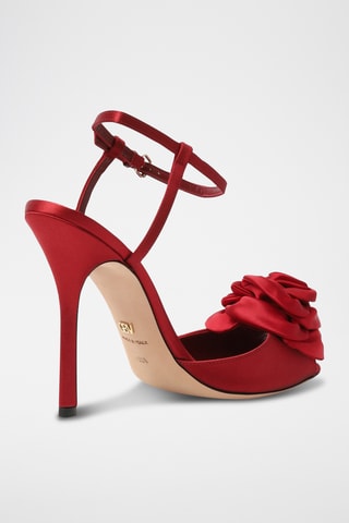 Sandales à talons - Rouge