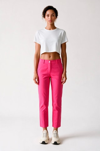 Pantalon droit - Rose