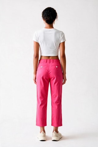 Pantalon droit - Rose