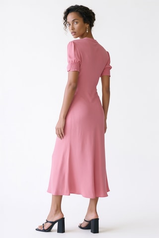 Robe midi - Rose