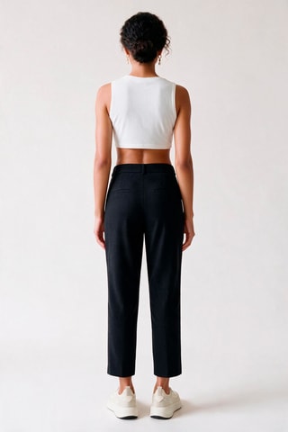 Pantalon en laine - Bleu marine