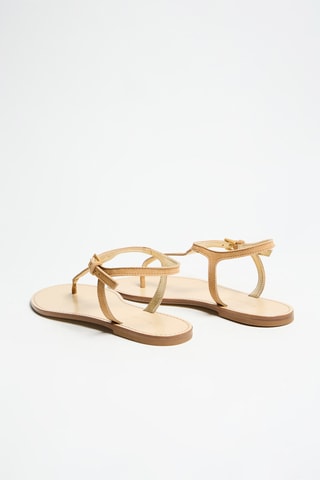 Sandales en nubuck - Jaune