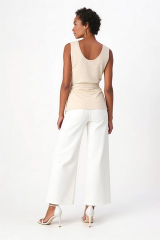 Top en cachemire - Beige