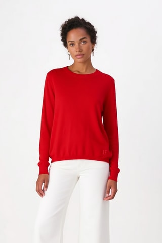 Pull en cachemire - Rouge