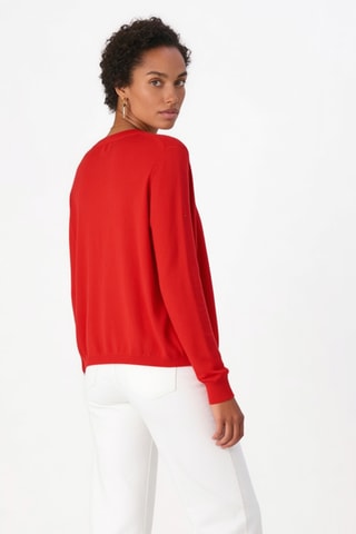 Pull en cachemire - Rouge