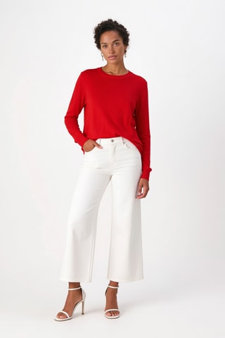 Pull en cachemire - Rouge