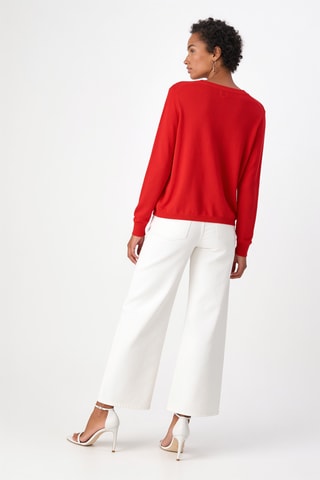 Pull en cachemire - Rouge