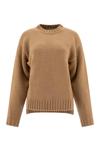 Pull en laine et cachemire - Camel