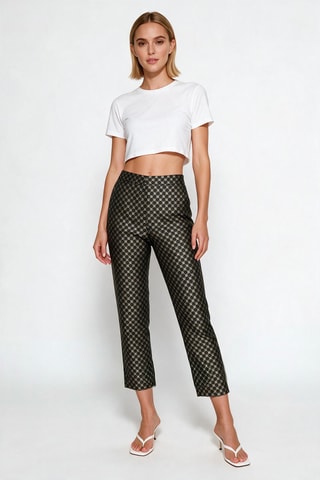 Pantalon 7/8 taille haute - Noir