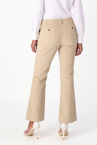 Pantalon en velours - Ecru