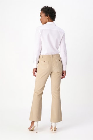 Pantalon en velours - Ecru