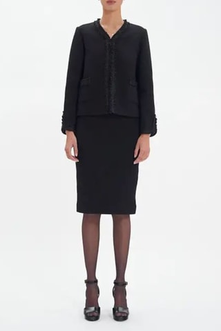 Veste en laine Misia - Noir