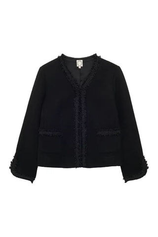 Veste en laine Misia - Noir