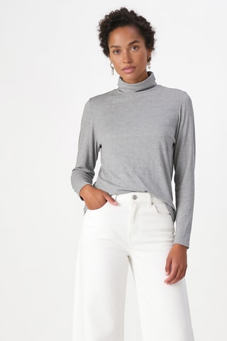 Top - Gris foncé chiné