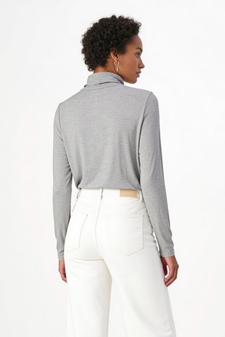 Top - Gris foncé chiné