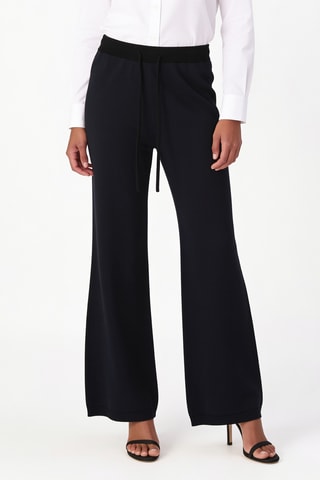 Pantalon en cachemire - Bleu marine