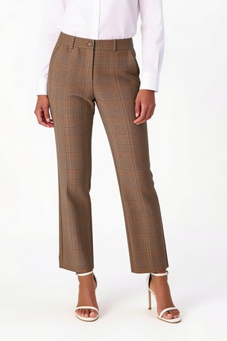 Pantalon en laine - Marron