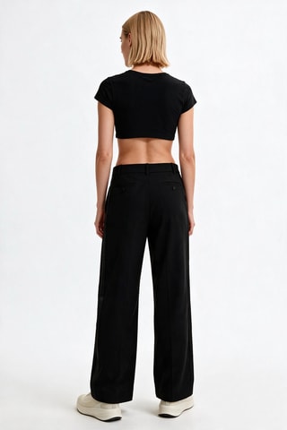 Pantalon en laine - Noir