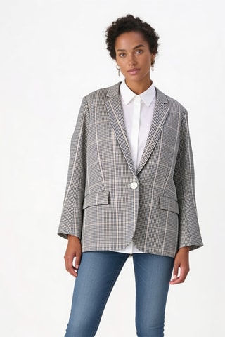 Veste en lin - Bleu marine