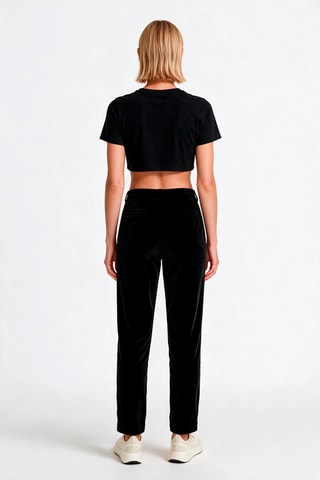 Pantalon en velours - Noir