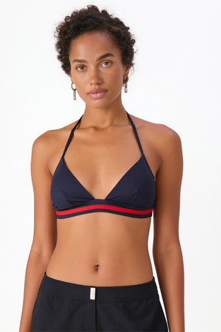 Haut de maillot coques - Bleu marine