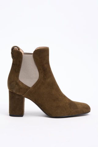Bottines Chelsea en nubuck - Kaki