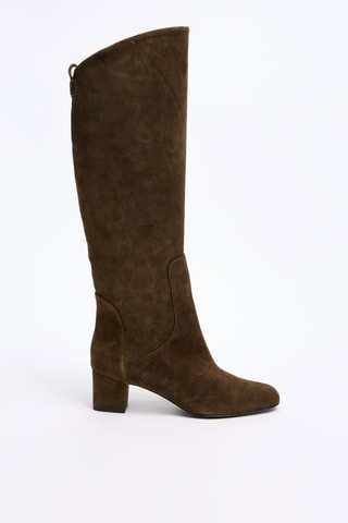Bottes en nubuck - Kaki