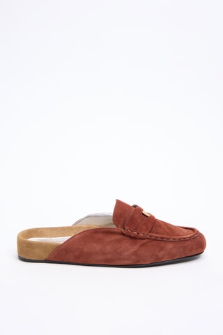 Sabots en nubuck - Marron