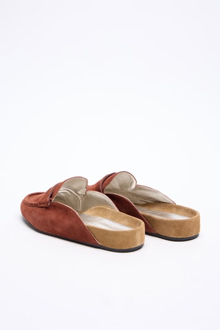 Sabots en nubuck - Marron
