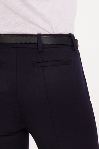 Ceinture en cuir de veau - Noir