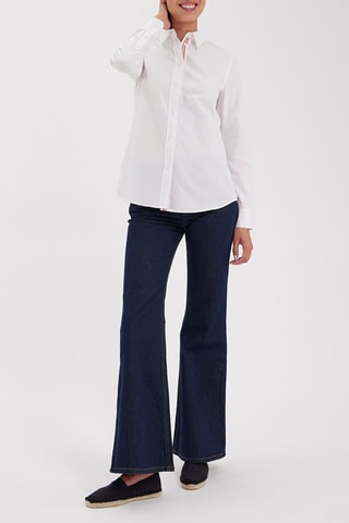 Chemisier slim Martin - Blanc
