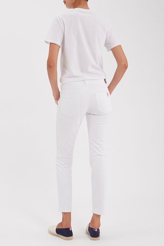 Jean droit - Blanc
