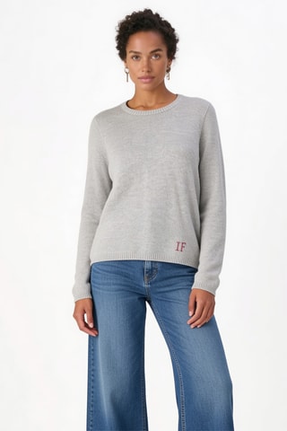 Pull en laine et cachemire - Gris