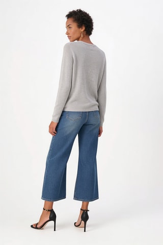 Pull en laine et cachemire - Gris