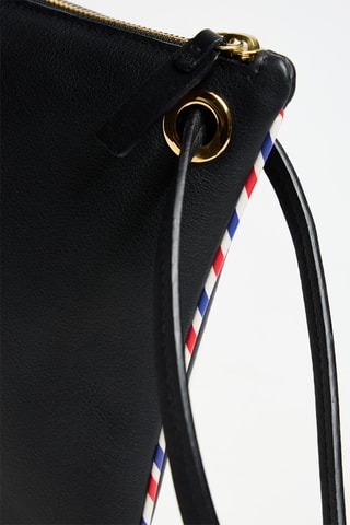 Pochette en cuir de veau - Noir