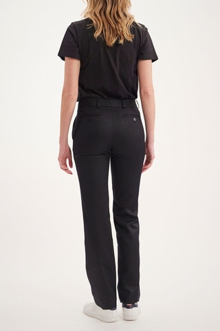 Pantalon droit en laine Francisco - Bleu marine