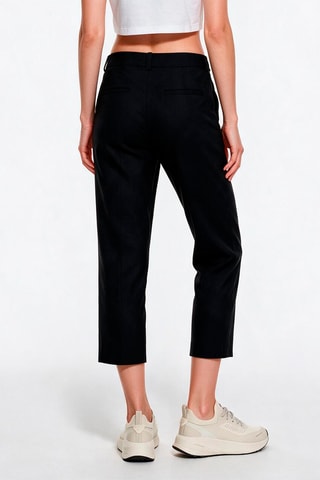 Pantalon en laine - Bleu marine