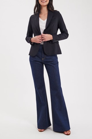 Veste en laine Nicoletta - Bleu marine