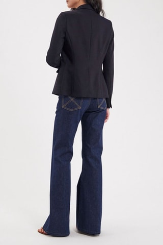 Veste en laine Nicoletta - Bleu marine