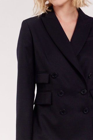Veste en laine Maurice - Bleu foncé