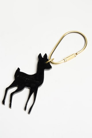 Porte-clés en cuir - Noir