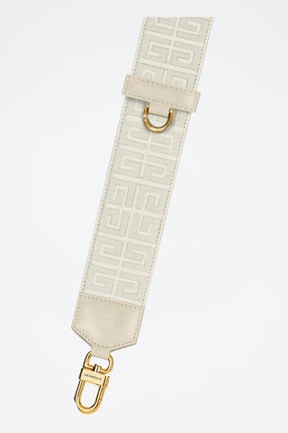 Bandoulière en cuir de chèvre - Ivoire
